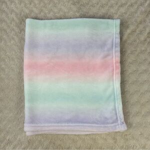 Parent's Choice Ombre Stripes Baby Blanket Pink Purple Blue Rainbow Tie Dye